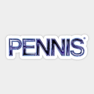 JCP Pennis Chrome Sticker